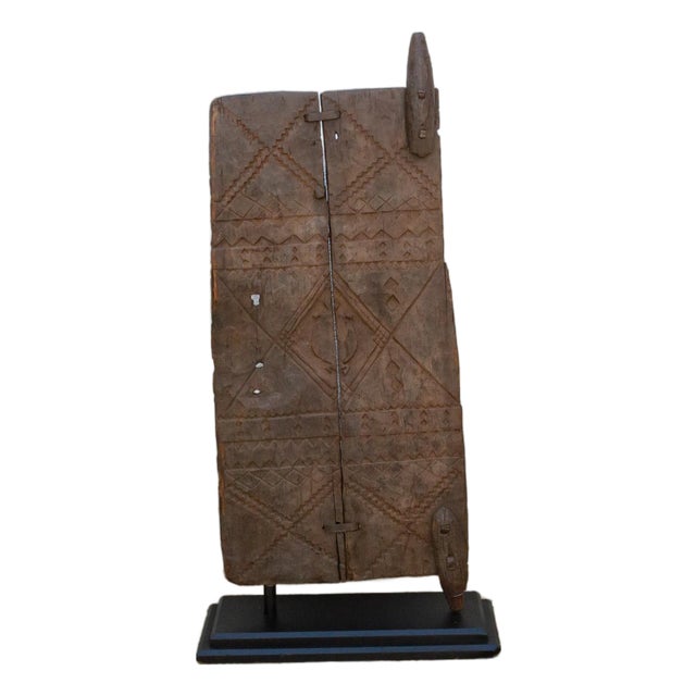 Ancestral Lizard Guardian Antique African Door For Sale