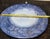 Ceramic Vintage Italian Azure Blue Fish Oval Majolica Platter Party Platter For Sale - Image 7 of 8