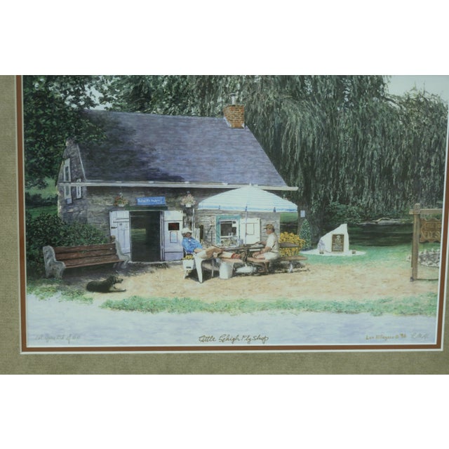 C.1996 Bright & Vibrant Colors Quality Construction Double Matted Nice Complimenting Distressed Finish Wood Frame...