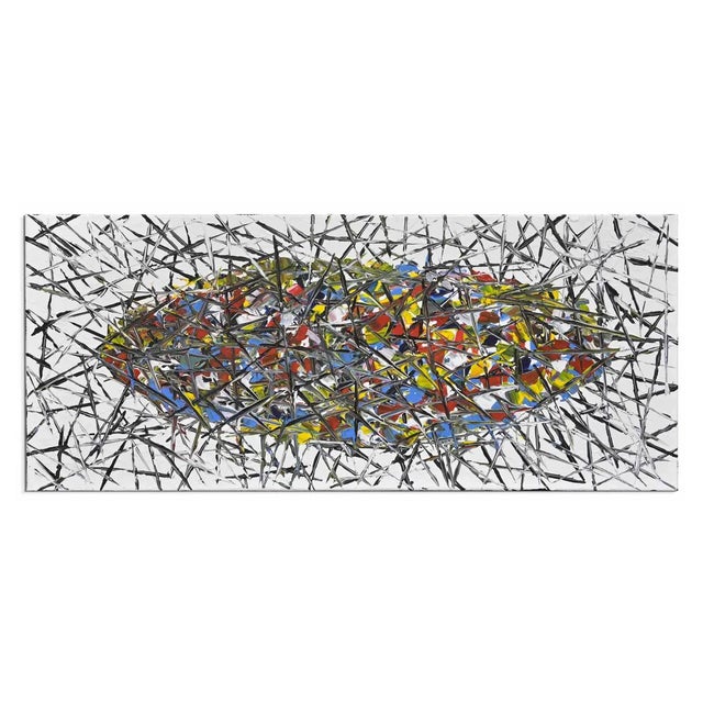 Alessandro Butera, Remembering the Tate Modern, Acrylic Painting, 2019 For Sale