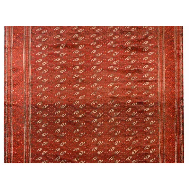 Tribal Early 20th Century Turkomen Rug For Sale - Image 3 of 10