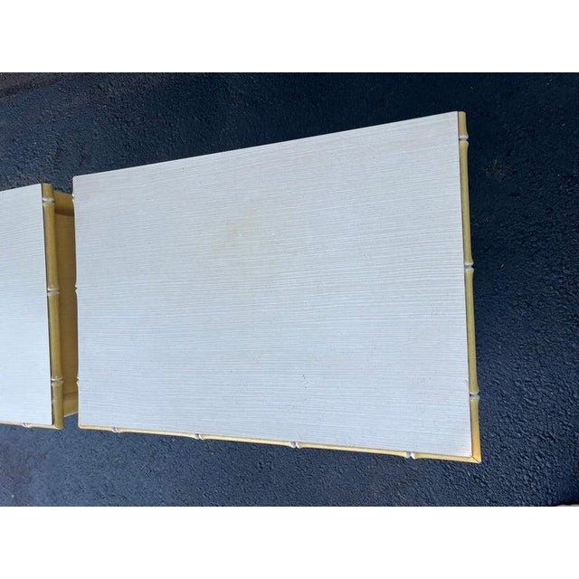 Pair of Faux Bamboo Thomasville Allegro Nightstands or Side Tables For Sale - Image 18 of 18