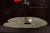 Metal Mid-Century Black Resin Inlaid Shell and Metal Golf Motif "Birdie" Tray by Couroc For Sale - Image 7 of 16
