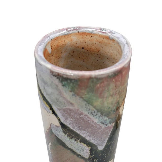 Late 20th Century Don Curreri Art Pottery Vase For Sale - Image 15 of 15
