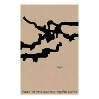 Eduardo Chillida, Marble and Lead, 1982, Offset Lithograph on Kraft Paper For Sale