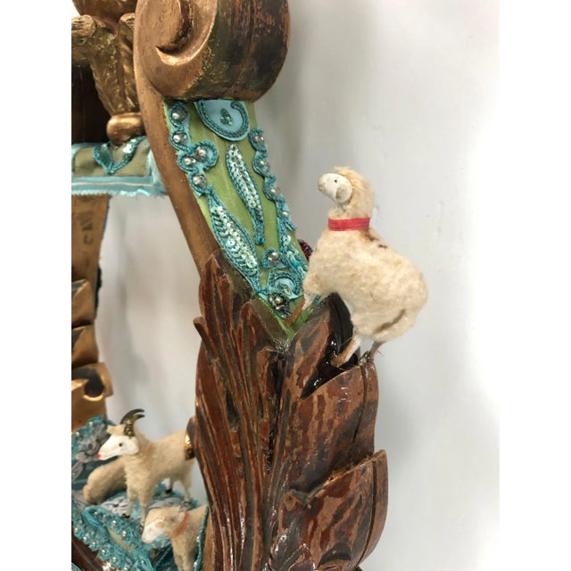 Lyre Fragment Transformed to Mixed-Media Sculpture For Sale - Image 12 of 12