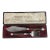 Victorian English Fish Serving Knife and Fork, Aesthetic Movement, C. 1888 For Sale