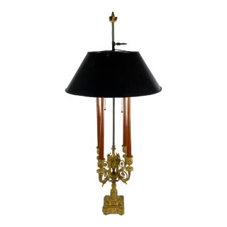 Louis XVI Style Bronze Dore Lamp For Sale