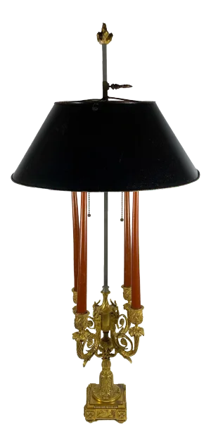 Louis XVI Style Bronze Dore Lamp