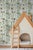 Textile Artichoke Stem Stripe Grasscloth Wallpaper by House Party | Terra Verde | 8 Yards For Sale - Image 7 of 11