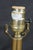 2 Art Deco Hollywood Regency Style Tapered Brass Buffet Table Lamps Pair For Sale - Image 13 of 16
