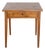 19th Century Walnut Side Table with Geometric Parquetry Top and Drawer For Sale
