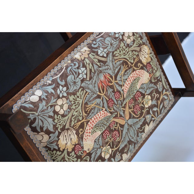 Antique Arts and Crafts Dressing Table Stool, 1900s For Sale - Image 14 of 18