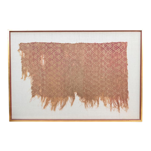 Museum Quality Paracas Pre-Columbian Framed Textile