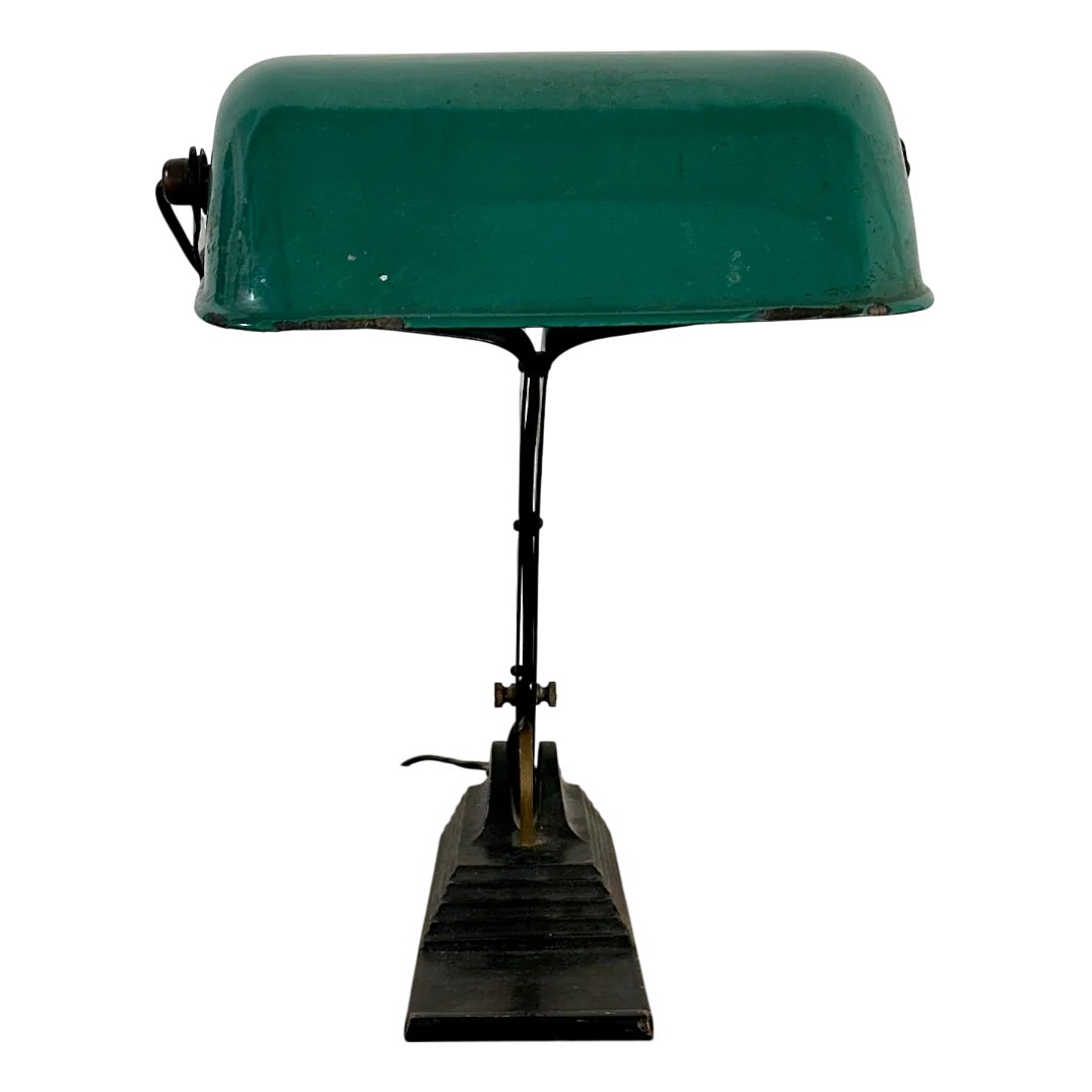 Desk Lamp with Staircase Base from Horax, 1930 | Chairish