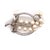 1990s 1990s Mikimoto Estate Pin Brooch Sterling Silver 7.47 Gr 5.50 mm For Sale - Image 5 of 9
