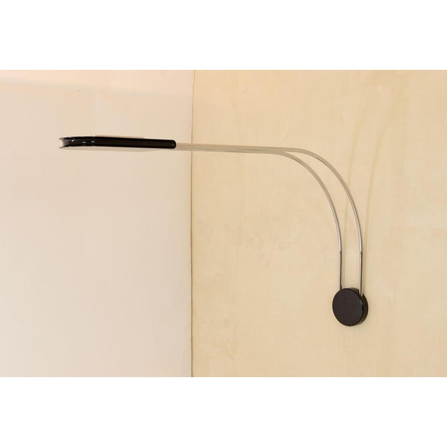 Metal Black Gesto Wall Lamp by Bruno Gecchelin for Skipper, 2000s For Sale - Image 7 of 8