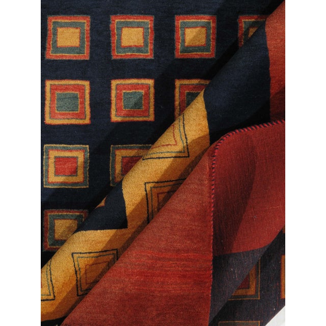 Vintage Hand-Knotted Persian Lori Gabbeh Rug 8'2" X 11'7" For Sale In Washington DC - Image 6 of 6