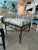 Brown Vintage Faux Bamboo Ottomans Benches Stools Birds New Upholstery -A Pair For Sale - Image 8 of 13