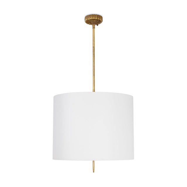 2020s Regina Andrew Clove Pendant Small, Natural Linen Shade For Sale - Image 5 of 5