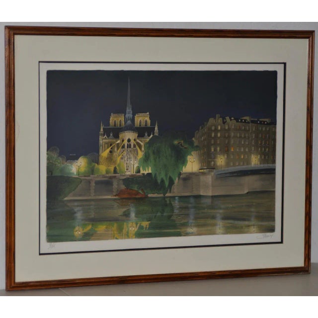 Notre-Dame De Paris Color Lithograph Signed / Numbered C.2004 For Sale - Image 10 of 10