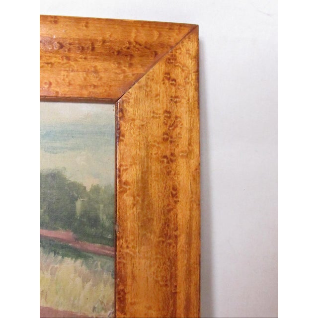 1900 - 1909 Oil on Board Painting of Pigs, Signed Julia s.g. Porter For Sale - Image 5 of 14