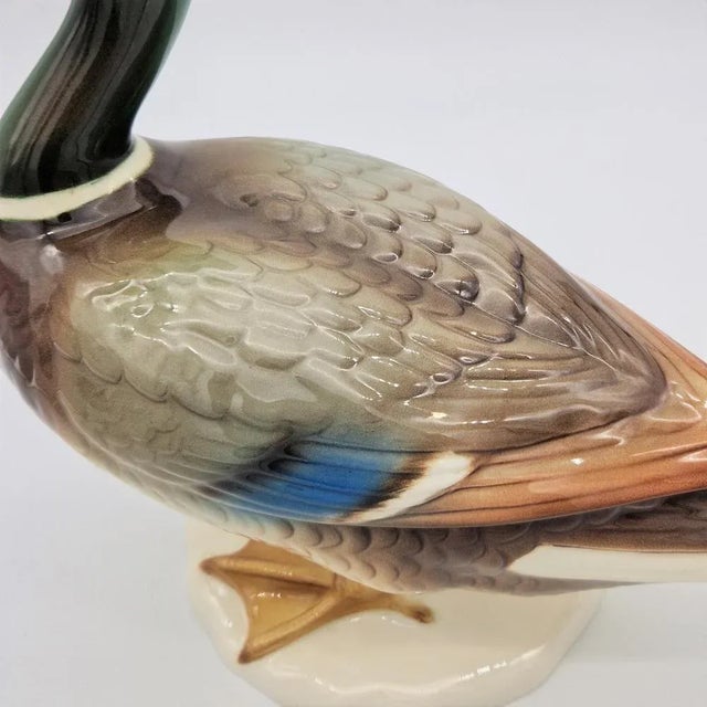 Large Vintage Duck in Porcelain from Göbel, 1970s For Sale - Image 10 of 12