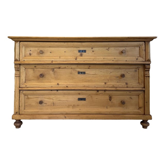 Antique Biedermeier Chest of Drawers with Drawers For Sale