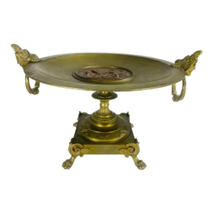 19th Century Grand Tour Classical Italian Bronze Compote.