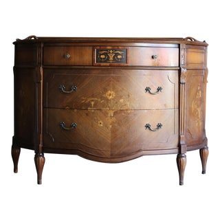 20th Century Widdicomb Demilune Console Cabinet For Sale