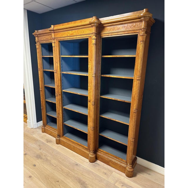 Antique Open Bookcase in Elm For Sale - Image 12 of 15
