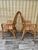 A Pair of Rattan Fan Back Lounge Chairs in the Franco Albini's Style. Circa 1980s For Sale - Image 15 of 18