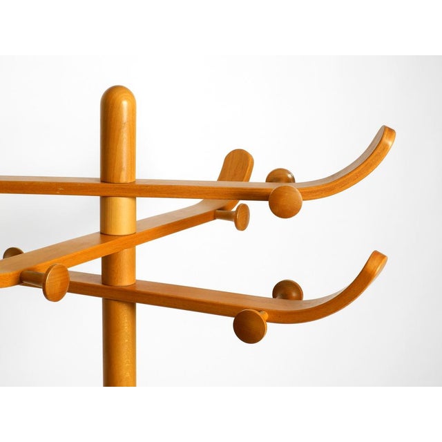 Large Beechwood Coat Rack by Aksel Kjersgaard for Odder Mobler, Denmark, 1960s For Sale - Image 17 of 18
