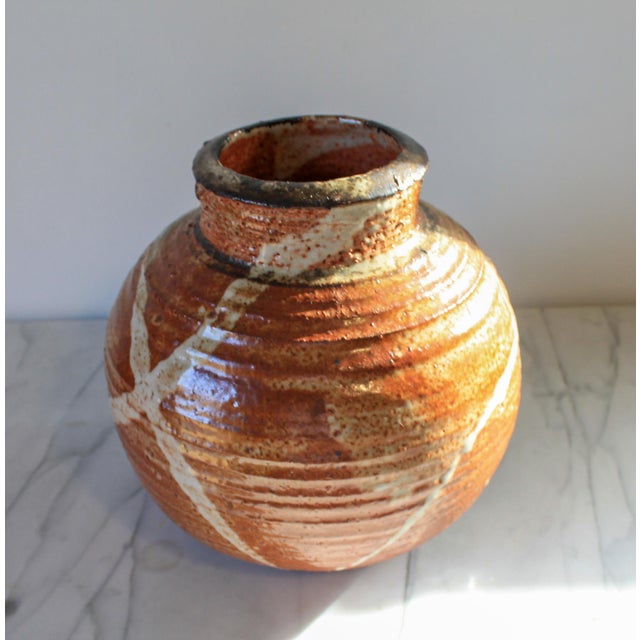 Vintage Studio Pottery Vase or Vessel For Sale In Milwaukee - Image 6 of 11