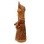 1950s Female Nahua Figurine From Guerrero, Mexico - 11" H X 4" Diam. For Sale - Image 4 of 8