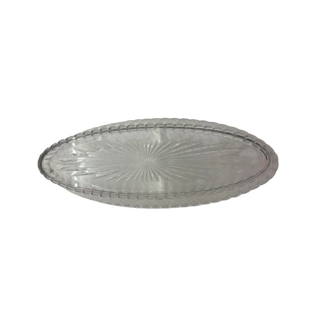 Mid 20th Century Heisey Glass Banded Flute Oval Dish For Sale - Image 15 of 15