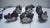 Mid-Century Modern VTG Collectible Set - Royal Copenhagen Set of 6 Bear Cub Figurines by Knud Kyhn For Sale - Image 3 of 10