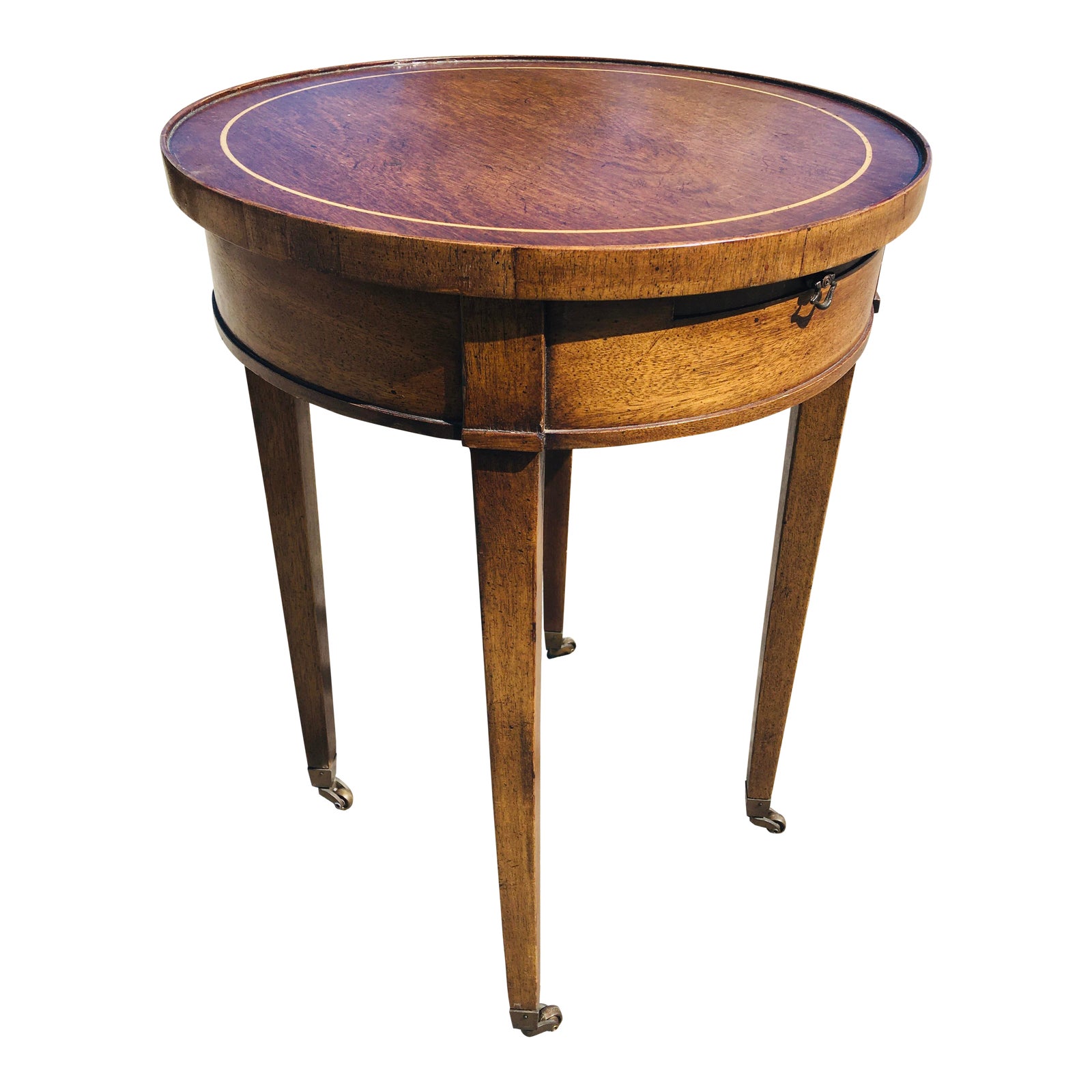 Brandt Antique Mahogany Side Table Chairish