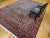 Persian Early 1900s Persian Bibikabad Rug, Hand-Knotted Herati Geometric Pattern, Rust Red & Blue, 9’ X 12’ For Sale - Image 3 of 12