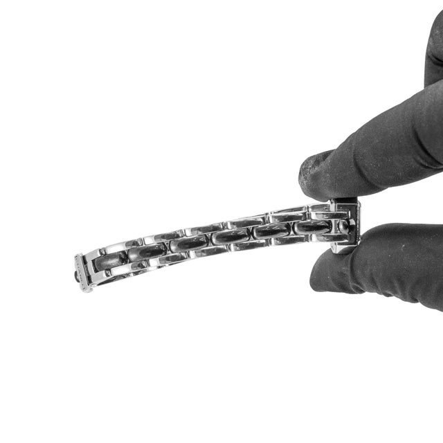 Black Chanel Premiere 19.7mm Ceramic H2163 Diamond Bezel Black Ceramic and Steel Watch For Sale - Image 8 of 9