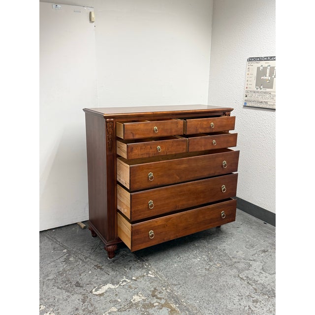 2000 - 2009 Ethan Allen Dawson Tall Dresser For Sale - Image 5 of 12