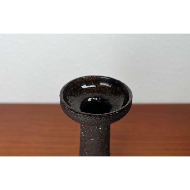 Mid-Century Modern Danish Studio Pottery Candleholder from Lehmann Pottery, 1960s For Sale - Image 4 of 17