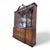 Wood Antique Flame Mahogany Secretary Breakfront Display Hutch by Robert W Irwin Co For Sale - Image 7 of 12