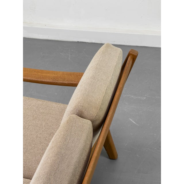 Vintage Danish Oak Sofa by Juul Kristensen, 1970s For Sale - Image 10 of 18