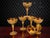 Tre Fuochi Murano Glass Champagne Flutes from Manifattura di Murano, 1960s, Set of 6 For Sale - Image 11 of 12