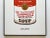 Mid-Century Modern Andy Warhol Vintage 1995 Lithograph Print Framed Pop Art Poster " Campbell's Soup " 1969 For Sale - Image 3 of 12