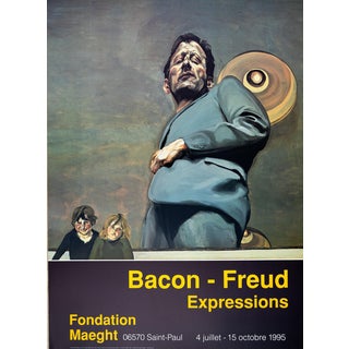 Original Poster with Self-Portrait by Lucian Freud For Sale