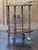 1980s 1980s Italian Inlaid Marquetry Burl Wood Bar Cart With Brass Gallery For Sale - Image 5 of 9
