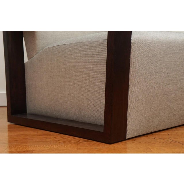 Paris Lounge Chair with Expresso Finish For Sale In New York - Image 6 of 6