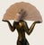 Brass 1980s Art Deco Raymonde Guerbe for Max Le Verrier Style Egyptian Lamp by Sarsaparilla For Sale - Image 8 of 10